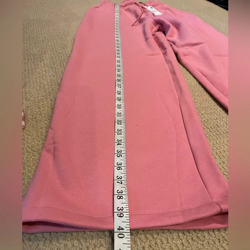Zara long sleeve sweatsuit set with hoodie and wide legs size XS, S - Picture 4 of 6